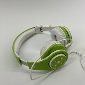 Woice Kids Over The Ear Bluetooth Headphones Green With Charging Cord